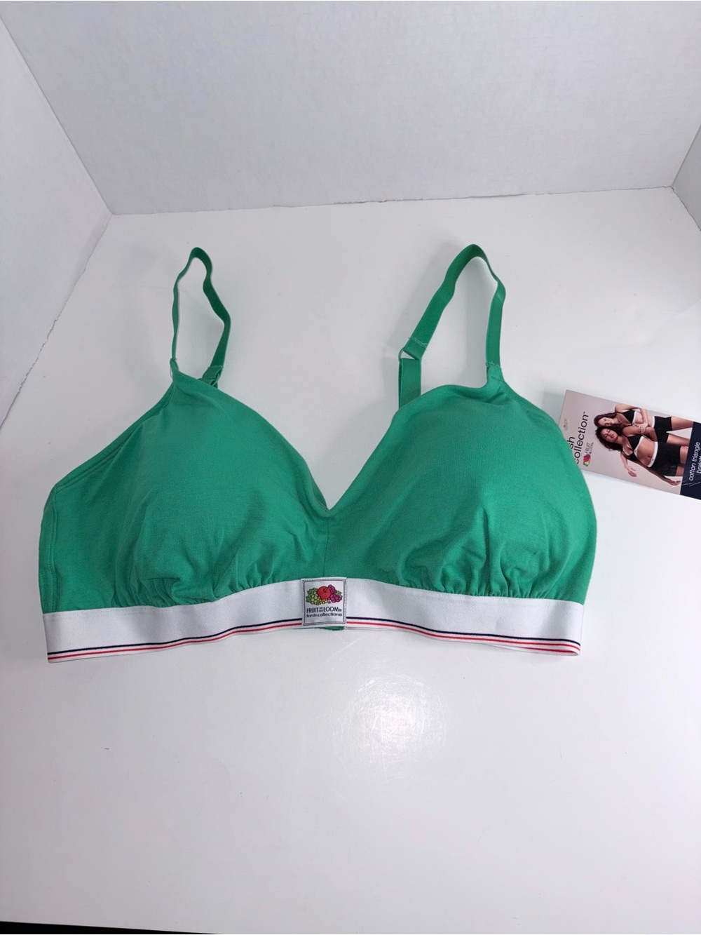 Fruit of the Loom Triangle Bralette Size XXL